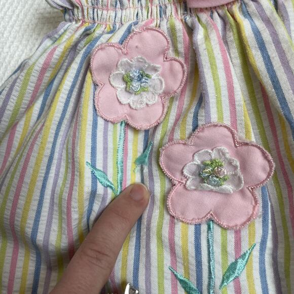 Tiny Tots Pastel Pinnie And Bloomers - Picture 3 of 5